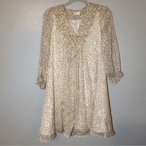 Cream dress Size 8